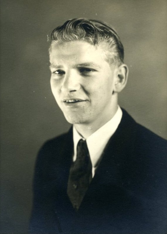 High School Graduation portrait of a young man