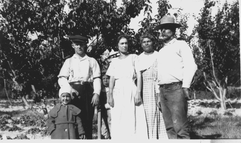 Family photo - standing, facing camera