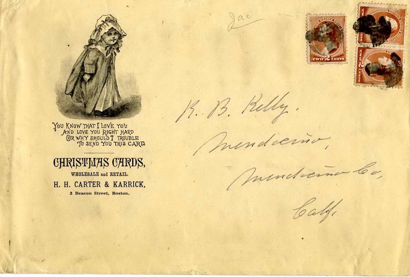 Christmas Card, 1880s