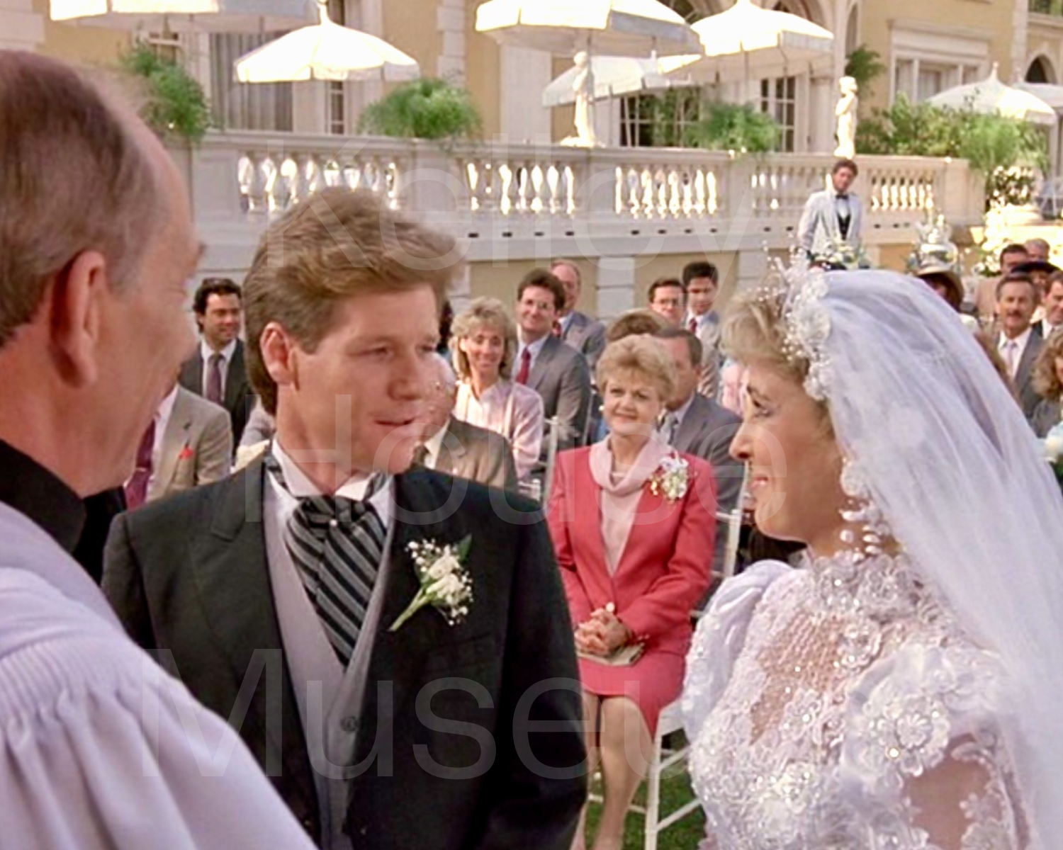 Grady, Donna, Jessica Fletcher at wedding