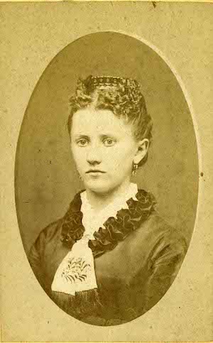 Studio portrait of Victorian young woman