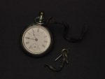 Pocket watch with winding key