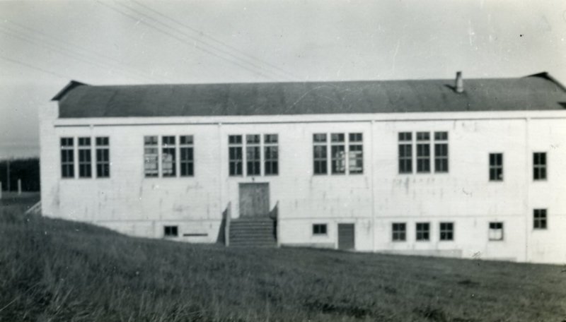 Two-story gymnasium building